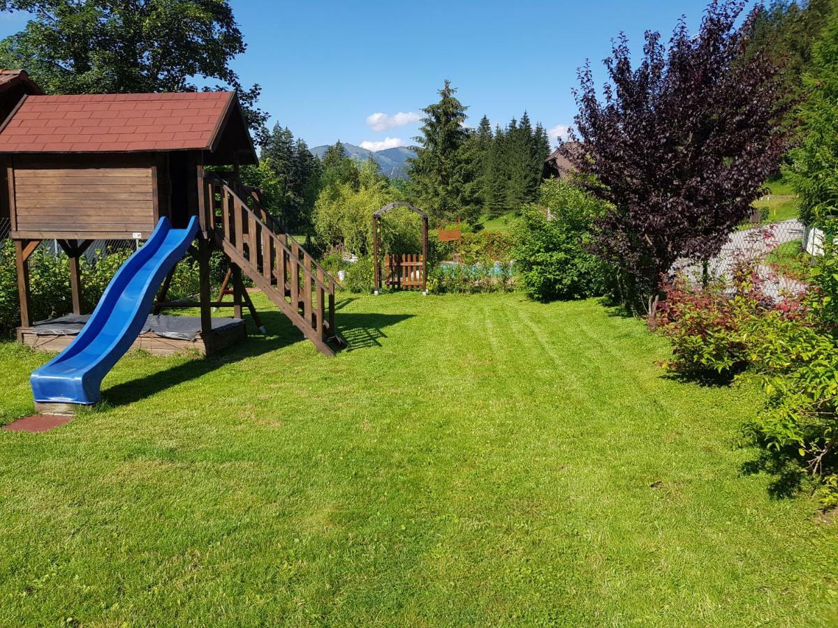 Holzhaus In Hinterstoder Villa Exteriör bild