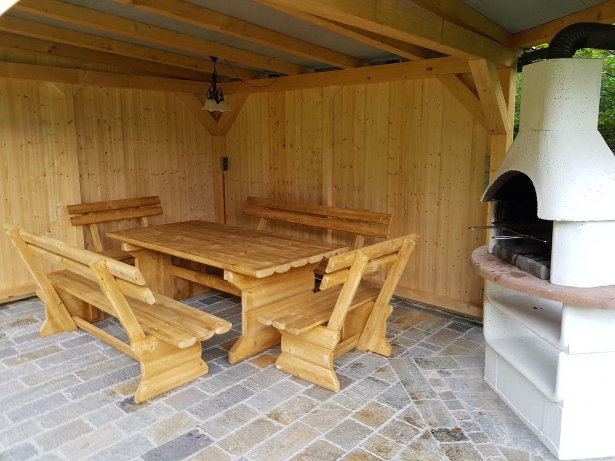 Holzhaus In Hinterstoder Villa Exteriör bild